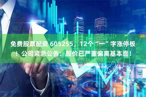 免费股票配资 605255,12个“一”字涨停板!公司紧急公告:股价已严重偏离基本面!
